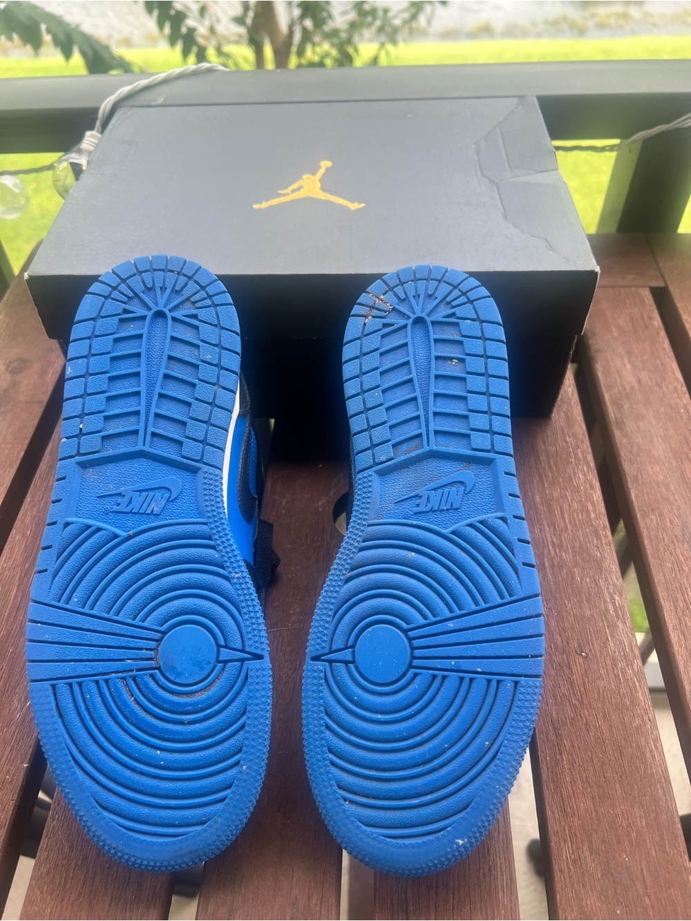 Nike Air Jordan 1 Low Men's Sneakers - Blue/Black